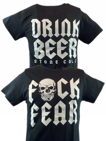 Stone Cold Steve Austin F Fear Drink Beer Mens T-shirt Cover