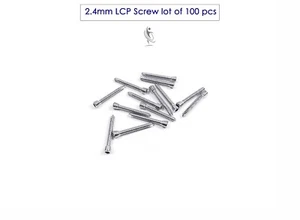 2.4mm Lcp Vite Lotto Da 100 Pezzi Veterinario Strumento - Picture 1 of 8