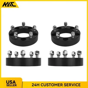 4Pcs 1.5" Wheel Spacers 5x5.5 to 5x5.5 1/2"x20 Studs For Dodge Ram 1500 - Picture 1 of 9