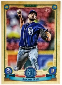 JACOB NIX RC Rookie 2019 Topps Gypsy Queen 16 San Diego Padres - Picture 1 of 2