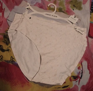 3 NEW ANNE KLEIN AK10691D3 ULTRA SOFT BONDED NO SHOW MF HIGH LEG PANTIES L - Picture 1 of 2