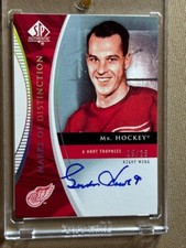 Gordie Howe Marks of Distinction 15/25 2008-09 SP Authentic Hockey