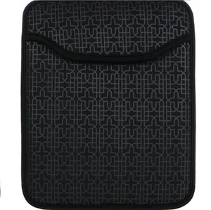 Studio C Tech Medallion iPad/Tablet Sleeve up to 10in, Neoprene, Black (29856) - Picture 1 of 2