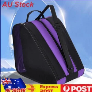 Ice Skate Shoes Bag Multi-Compartments Roller Skate Bag Roller Skate Accessories - Picture 1 of 11