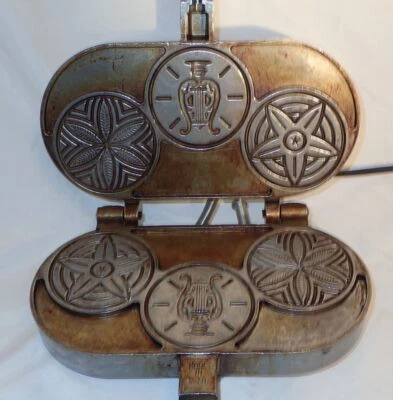 De colección Palmer Mfg EE. UU. PIZZELLE GOFRE GALLETAS Foto 1 de 4