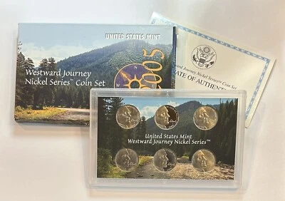 2005-U.S. Mint Westward Journey Nickel Series Coin Set OGP + COA - Image 1 of 4
