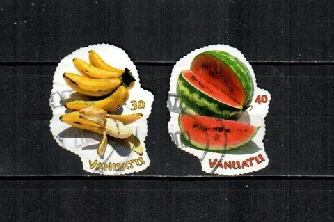 VANUATU Scott's 924-25 ( 2v ) Fruit F/VF Used ( 2007 ) #2 Cover