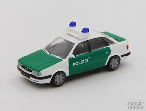 Rietze Audi 80 white/green „Polizei“ - 1:87 - /RIL659