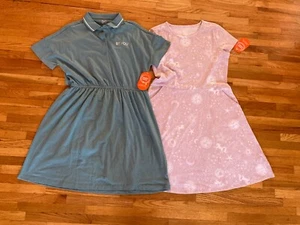 NEW 2x summer dress Girl XXL 18 play dress & green vent back dress - Picture 1 of 8