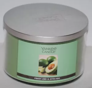 Frische Limette & Avocado 18 Unzen Yankee Candle Duftkerze im Glas - Bild 1 von 6