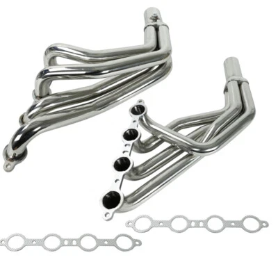 Manifold Headers Kit for Ford 79-93 Fox Body Mustang 94-04 Mustang 4.8L 5.3L - Image 1 of 4