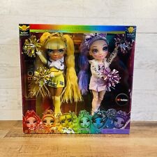 Rainbow High Cheer Dolls Figure 2 Pack Sunny Madison Violet Willow Cheerleader