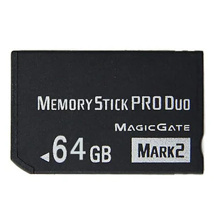 64GB 32GB Memory Stick Pro Duo Adapter Card for / 2000 3000 Cybershot Camera - Picture 1 of 13