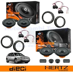 HERTZ DCX165.3 + DSK165.3 Altavoces Ant + Post Volkswagen Golf IV 4 97>07 - Imagen 1 de 6