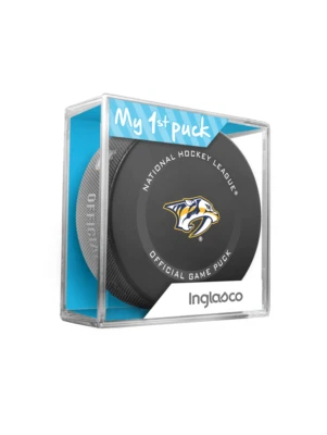 MI PRIMER DISCO para Niño Recién Nacido Nashville Predators Licenciado NHL Juego Puck 2021-23 Foto 1 de 4