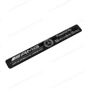 Emblema Logo AMG Affalterbach Germany Powered By Mercedes Benz adhesivo sticker - Picture 1 of 1