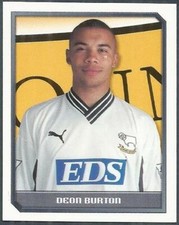 MERLIN 2000-FA PREMIER LEAGUE 2000- #152-DERBY COUNTY & JAMAICA-DEON BURTON