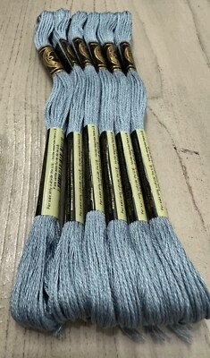 Blue Gull #932 DMC Mouline Special 25 Embroidery Floss 8M Lot of 6 - Image 1 of 4