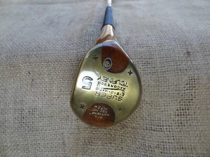 MacGregor Tourney Tommy Armour SUPER Eye-O-Matic M75W #5 Persimmon Wood ⛳ Steel - Picture 1 of 8