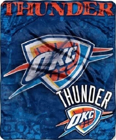 OKC Thunder NBA 50" x 60" Blanket Thick Soft Plush Oklahoma City Cover