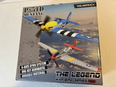Avión Volantex RC P51D Mustang The Legend War Bird Serie 400 Foto 1 de 4