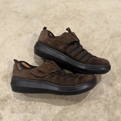 Rocket Dog Shoes Womens 7 Walking Sneakers Brown Suede Hook & Loop Round Toe - Image 1 of 4