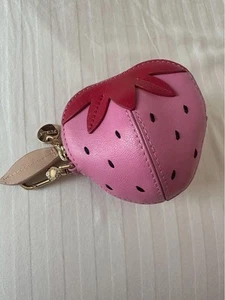 FURLA Strawberry shaped coin case FURLA Charm Purchased in Paris from japan - Picture 1 of 12