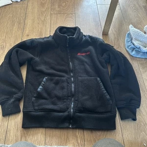 Snap-On Tools Heavyweight Sherpa Winter Fleece Jacket Mens Black Small - Picture 1 of 5