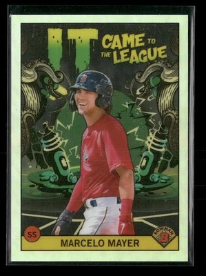 2022 Bowman Chrome #ICFL-3 Marcelo Mayer Boston Red Sox It Came to the League - Image 1 of 2