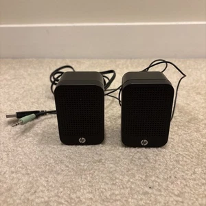 HP Mini LCD Speakers Black HSTNN-SS01 PC Computer Laptop USB Tested Working - Picture 1 of 8