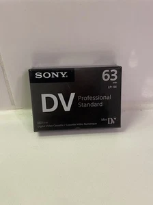 Sony DVM63PS Professional Mini DV 63 Min Camcorder Video Tape JAPAN MADE - Picture 1 of 1