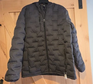 North End Loft Puffer Coat Geek Squad Logo Grau Herren Gr. L - Bild 1 von 19