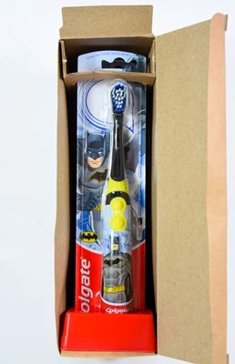 3 Colgate BATMAN Electric Vibrating Toothbrush Extra Soft AA Battery included - Image 1 of 4