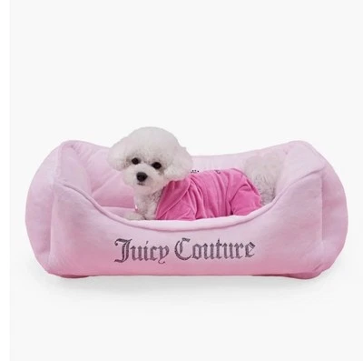 Cama para mascotas Juicy Couture Crown Bling pequeña nueva con etiquetas Foto 1 de 4