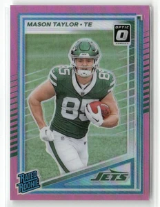 2025 Donruss #328 Mason Taylor Optic Rated Rookies Preview Pink - Picture 1 of 2