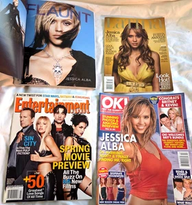 JESSICA ALBA MAGAZINE LOT Flaunt Latina Entertainment OK excellent condition - Picture 1 of 6