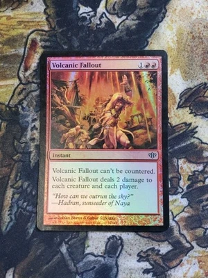 MTG Magic the Gathering Volcanic Fallout (74/147) Conflux LP FOIL - Image 1 of 2