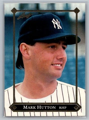 1992 Leaf #BC-6 Mark Hutton Gold Rookies - Image 1 of 2