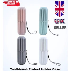 Portable Toothpaste Toothbrush Protect Holder Case Travel Camping Storage Box - Picture 1 of 18