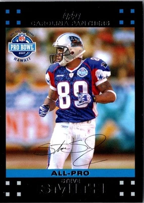 2007 Topps Steve Smith #418 Carolina Panthers Football Card - Image 1 of 2