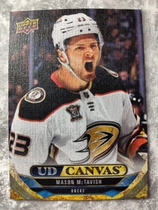 2024-25 Upper Deck HOCKEY UD Canvas #C-83 Mason McTavish - Anaheim Ducks - Bild 1 von 2
