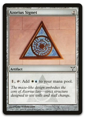 Azorius Signet #159 (LP) Dissension DIS Magic MTG - Image 1 of 2