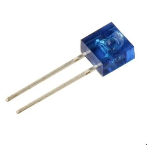 GaAs Didiodo de transmisión IR infrarrojo SFH486 plano, 50mA, 1,5V, 400-1100nm, 10 uds. - Imagen 1 de 2