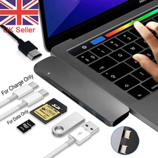7in1 USB-C Hub Dual Adapter Multiport Reader 4K HDMI Type-C For MacBook Pro Lot