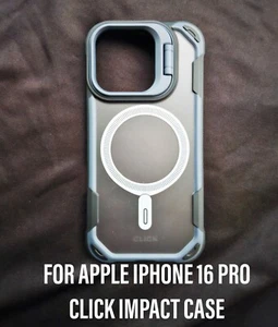For iPhone 16 Pro Series CLICK Fusion impact MagSafe with Tempered Glass - Picture 1 of 8