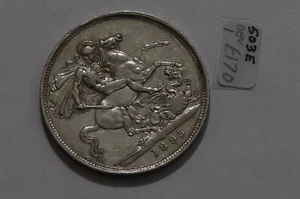 🧭 🇬🇧 UK GB CROWN 1893 VICTORIA SCARCE DAVIES 503e DIES 1H B85 #Z7066 - Picture 1 of 4