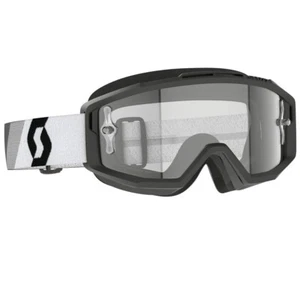 MASCHERA MASCHERINA CROSS SCOTT MX GOGGLE SPLIT OTG BLACK OCCHIALI VISTA ANTIFOG - Bild 1 von 2