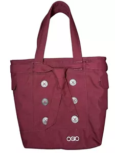 OGIO Hamptons Tote Bag Shoulder Purse Burgundy Laptop Gym Travel **Embroidered - Picture 1 of 14
