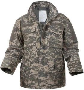 ACU Digital Camo M-65 Field Coat Army M65 Jacket w/ Jacket Liner - Picture 1 of 6