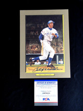 BILLY WILLIAMS PSA/DNA SIGNED PEREZ STEELE GREAT MOMENTS CARD #69 AUTOGRAPH HOF
